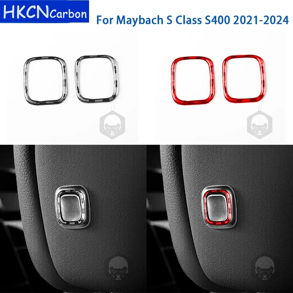 Для Maybach S Class S400 2021-2024 аксессуары из натурального мягкого углеродного волокна