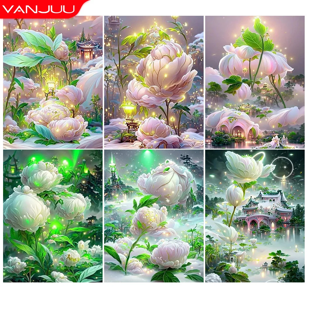 

5D Diamond Mosaic Painting Fantastic Flower Diamond Embroidery Full Drill Cross Stitch Home Decor Handmade Gift