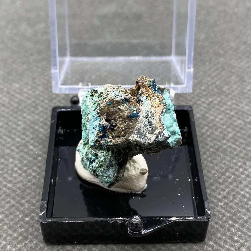 100% натуральные камни и кристаллы Veszelyite образец кристаллического минерала Ore Crystal