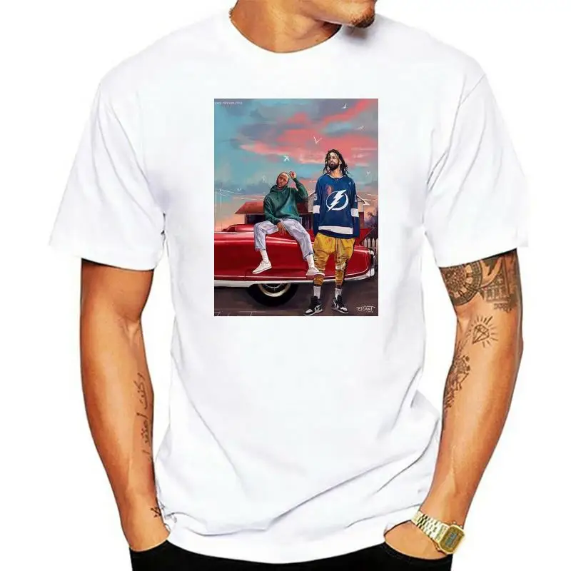 

New fashion trend J Cole Kendrick Lamar T Shirt Black Cotton Men Us Supplier Summer Fit Slim Men 100% Cotton Men's T shirts