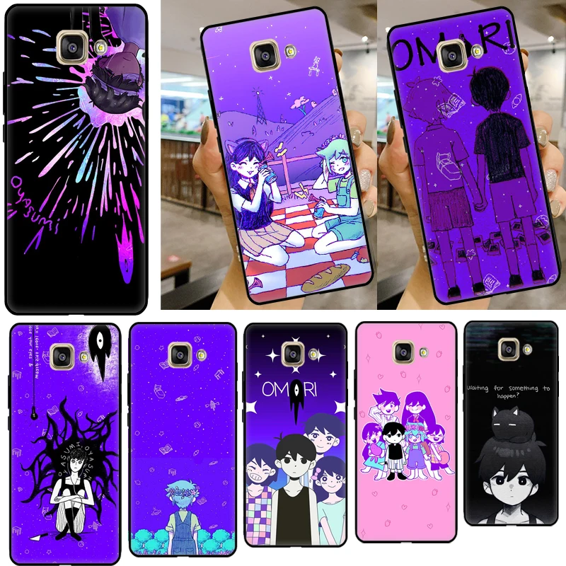 Omori Game Fanart Case Cover For Samsung A6 A7 A8 A9 J8 2018 A3 A5 J1 2016 J3 J5 J7 2017 J6 J4 Plus Case