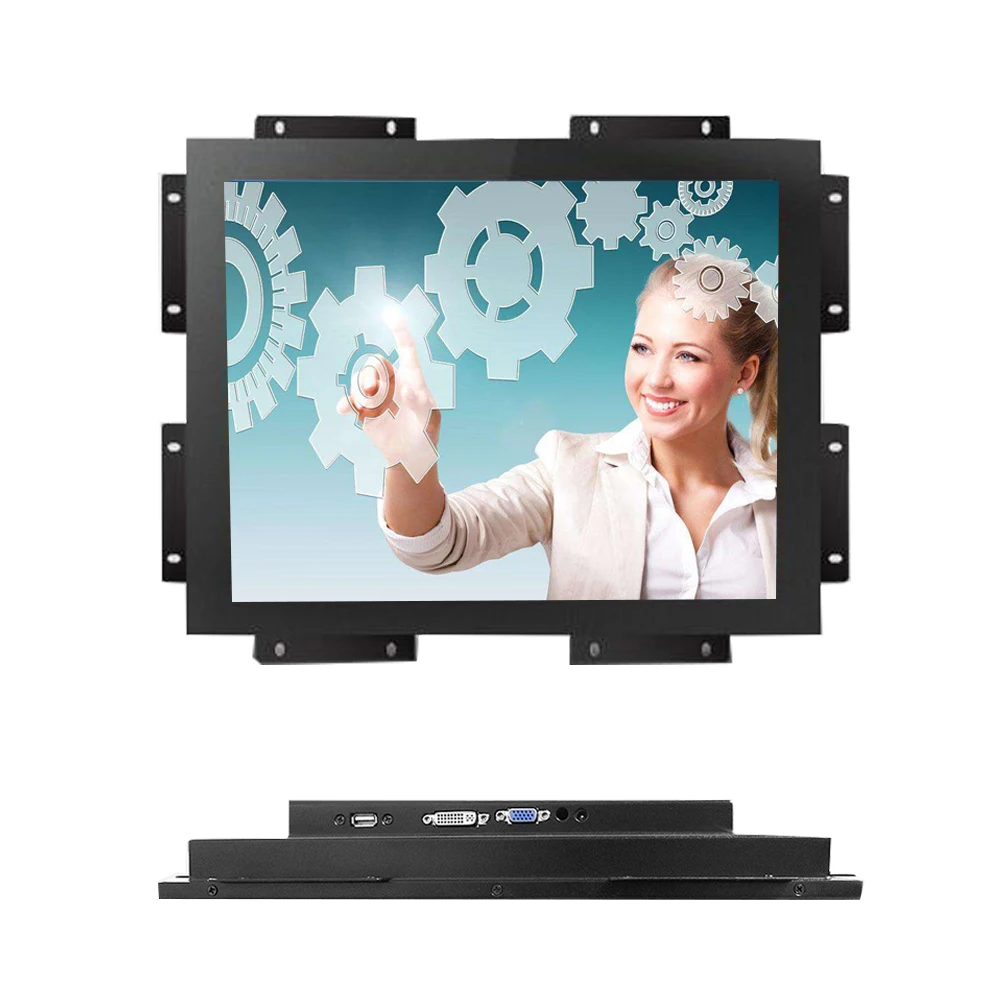 

12 inch high brightness capacitive touch screen monitor for Payment Kiosks, 7x24 continuous operation