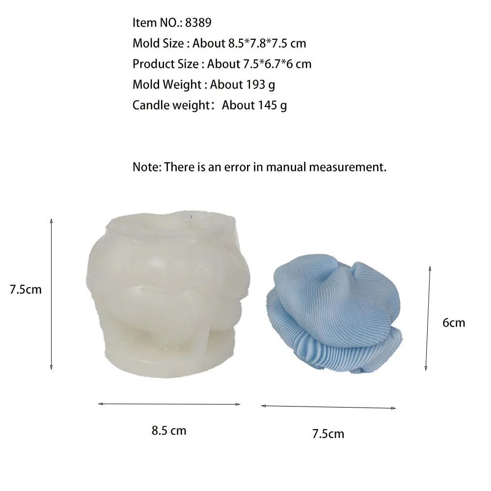 Вращающаяся силиконовая форма 3D Wave Vortex сделай сам художественное геометрическое