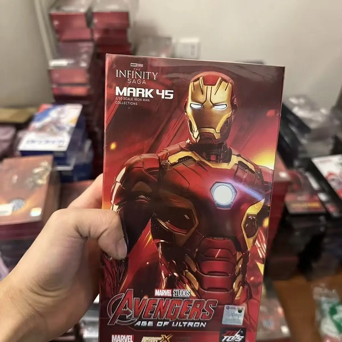 Фото Оригинальный продукт, специальное предложение: ZD Toys Iron Man Mark MK 1-7 17 21 28 42 43 45 46 85 Коллекционная фигурка Тони Старка. №4