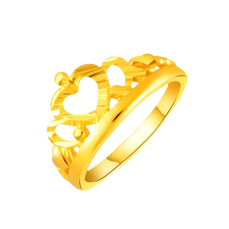 Роскошное аристократическое кольцо с короной высокого качества Женское из