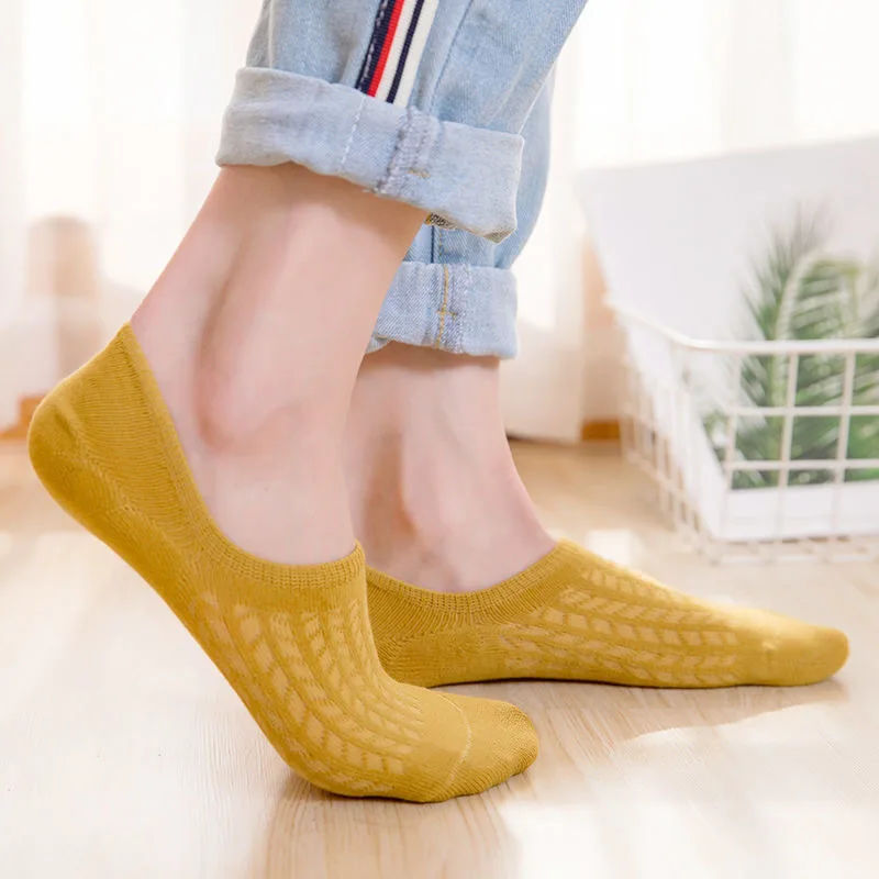 Women's Korean version short socks, cotton socks, shallow air conditioning socks, invisible socks, summer thin women's boat sock