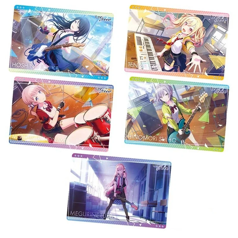 Bandai Anime Коробка игральных карт Hatsune Miku Shokugan Card Project Sekai цветная сцена! Подарок для
