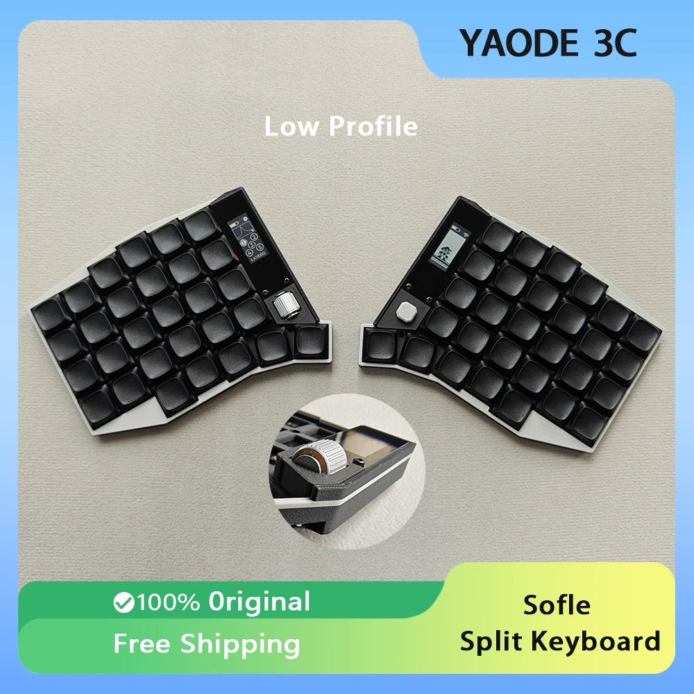 Sofle Split Low Profile Клавиатура Kaih Choc Bluetooth/USB RGB | AliExpress