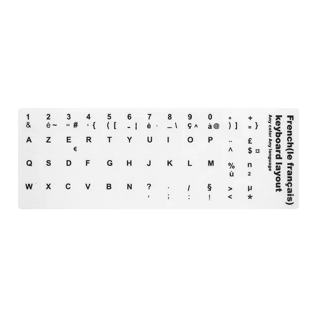 

Keyboard Stickers Cover Letter Russian English Spanish Non Transparent Universal Replacement Keyboard Stickers For Laptops