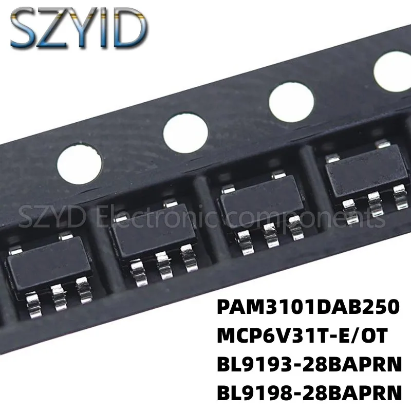 

100PCS SOT23-5 PAM3101DAB250 MCP6V31T-E/OT BL9193-28BAPRN