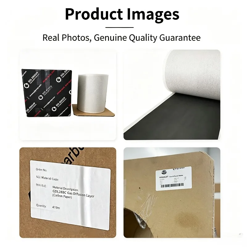 Фото Газорассеивающий слой SGL SIGRACET GDL 28BC 29BC 22BB 36BB 39BB, гидрофобный углеродный газорассеивающий лист, материал для топливных элементов PEM №1