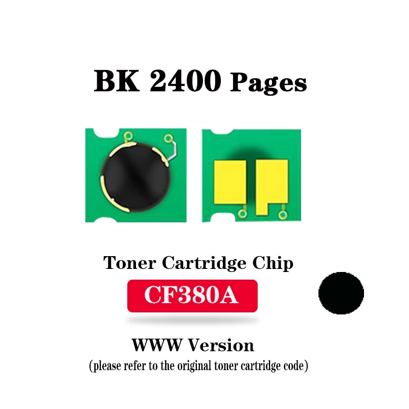 

High Quality CF380A/CF380X/CF381A/CF382A/CF383A Toner Cartridge Chip for HP LaserJet Pro Enterprise Color M476dw/476nw
