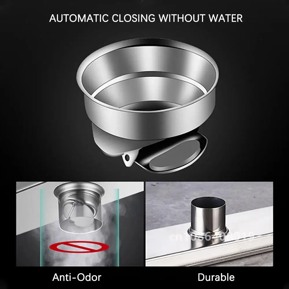 Слив для душа с боковым выходом 20-100 см дренажный слив ванной комнаты из