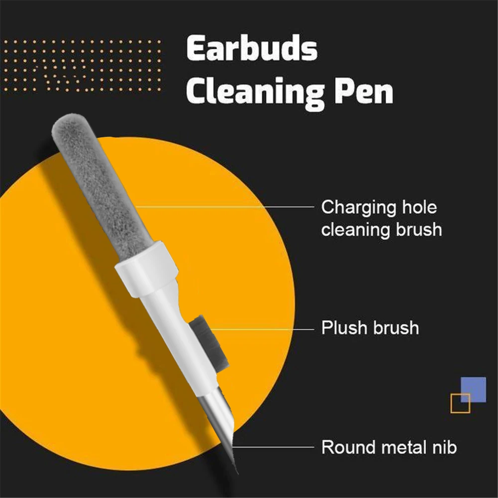 Набор Щеток Для Чистки Airpods с защитной коробкой щеток для чистки Bluetooth-наушники
