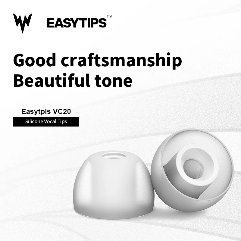 

Whizzer EASYTIPS VC20 Silicone Headphone Sleeve Universal 3.5/5.3mm Earphone Accessories Sweatproof Waterproof Ear Cap S/M/L