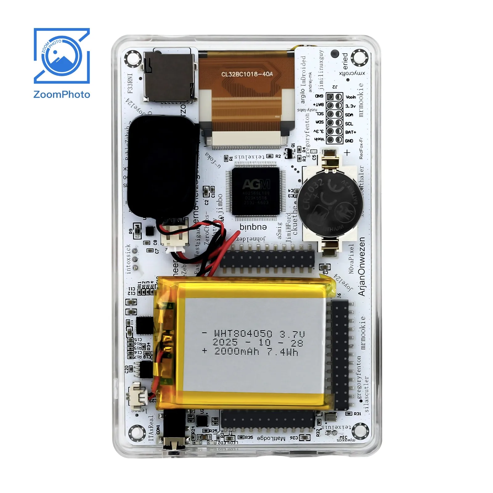 Фото HAMGEEK Portapack H4 Mayhem в комплекте с пластиковым корпусом для программно-определяемого радио Hack-RF 1 R9C R10 R10C №5