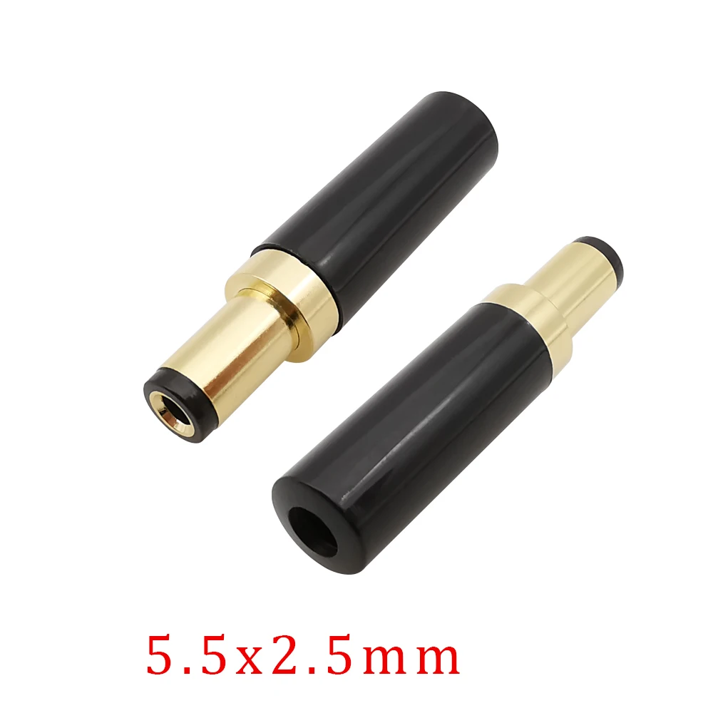 

Позолоченные разъемы питания постоянного тока 5,5x2,1/5,5x2,5/4,0x1,7/3,5x1,35 мм