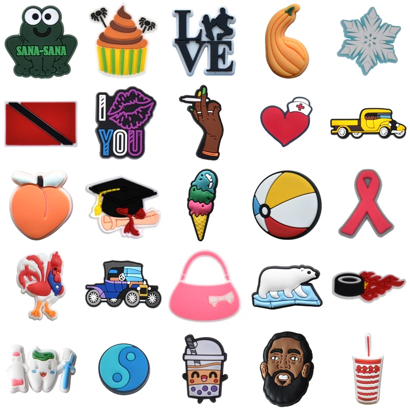 

Shoe Charms Packs Set Jeans Men Girl Decorations for Crocs Wholesale Bulk Women Charm Kids Boy Gifts Shoes Accessories Para Pins