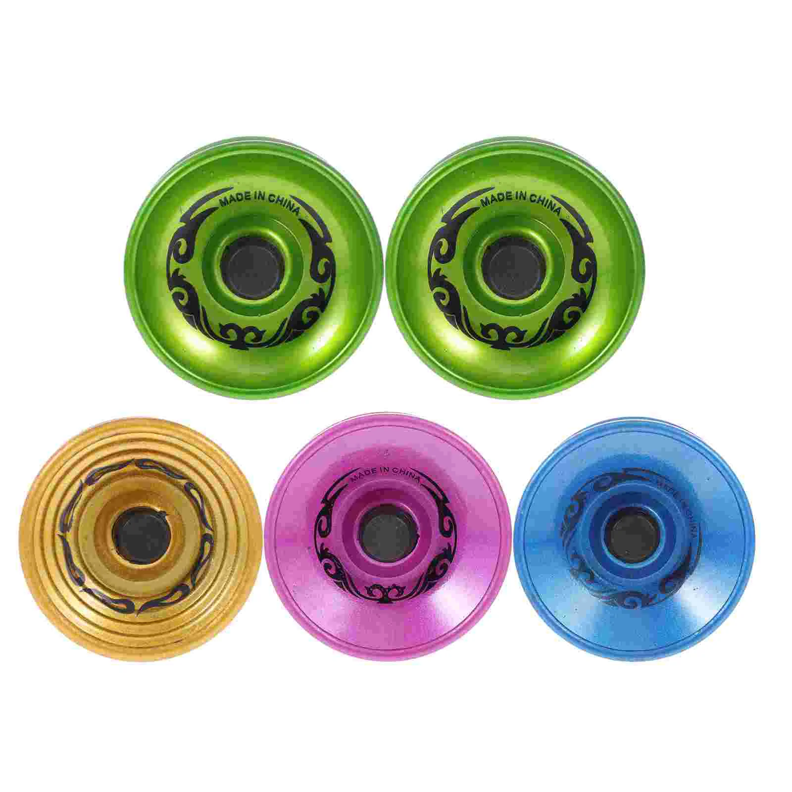 

5Pcs Yo-yo Balls Alloy Yo-yo Toys Kids String Yoyo Plaything (Random Color)