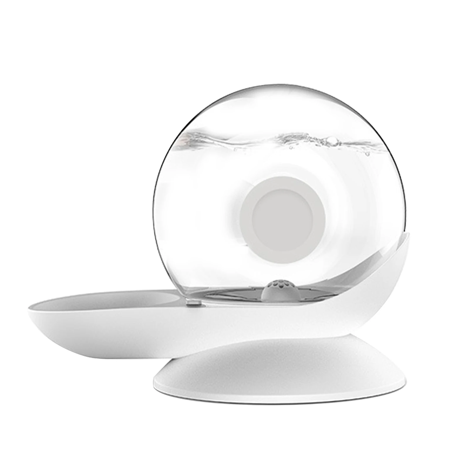 

2.8L Detachable Gift Large Capacity Leakproof Pet Automatic Water Dispenser Easy Clean Dog Cat Transparent Plastic Snail Bubble