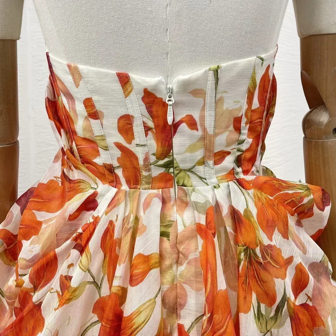 2024 новая летняя высококачественная льняная шелковая блузка без рукавов с