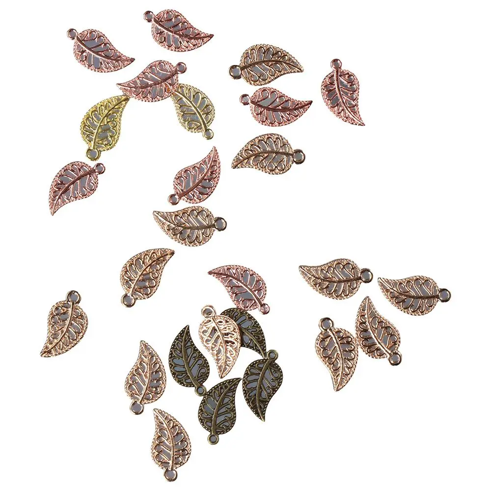 

Женские Подвески, коллекция листьев дерева из сплава, полые филигранные листья, подвески, ювелирные аксессуары