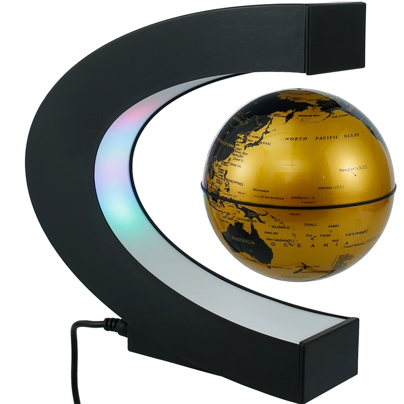 

Floating Magnetic Levitation Globe Novelty Ball Light LED World Map Electronic Antigravity Lamp Home Decoration Creative Gifts