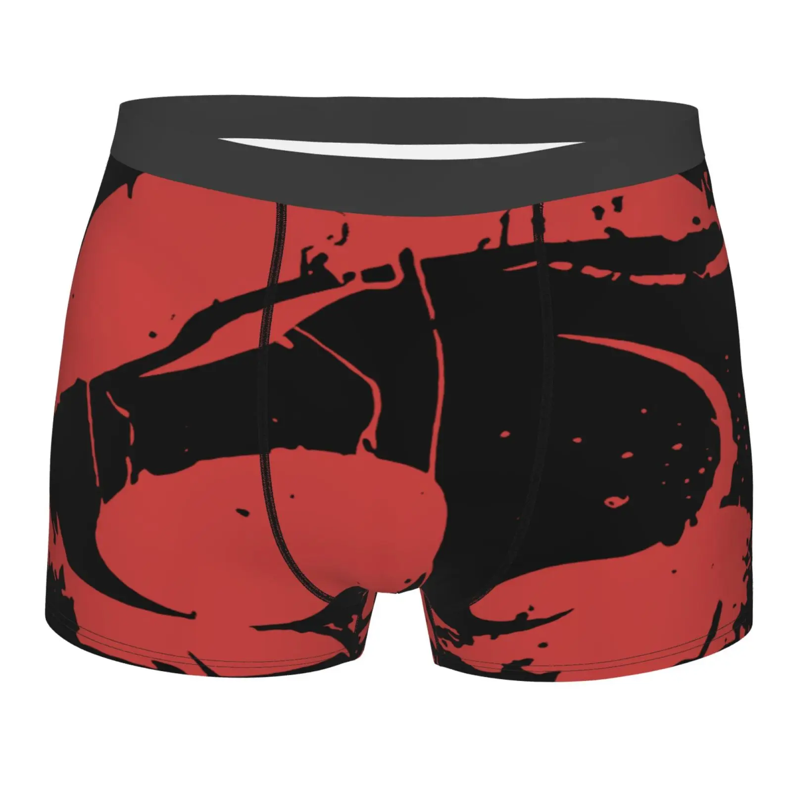 

Мужское нижнее белье с эффектом потертости, с принтом в виде льва