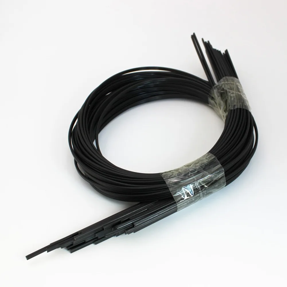 20Pcs/pack Black PP Plastic Welding Rods 2.5mmX5mmX1000mm For Welding Torches Car Bumper Repair Welder Tools