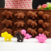 diy silicone chocolate moulds dinosaur fondant cake decorating moulds kitchen baking brand new high quality chocolate moulds