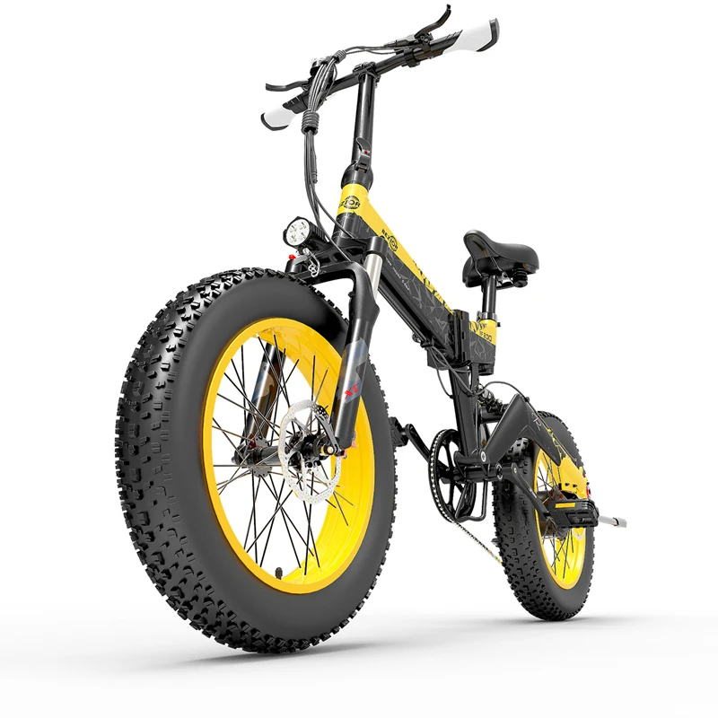 

Ship From Poland Us Russia Xf200 Electric Bike 1000W 20" Fat Tire E Bike 15Ah 40Km/H 130Km Power Assist Electric Folding Bike