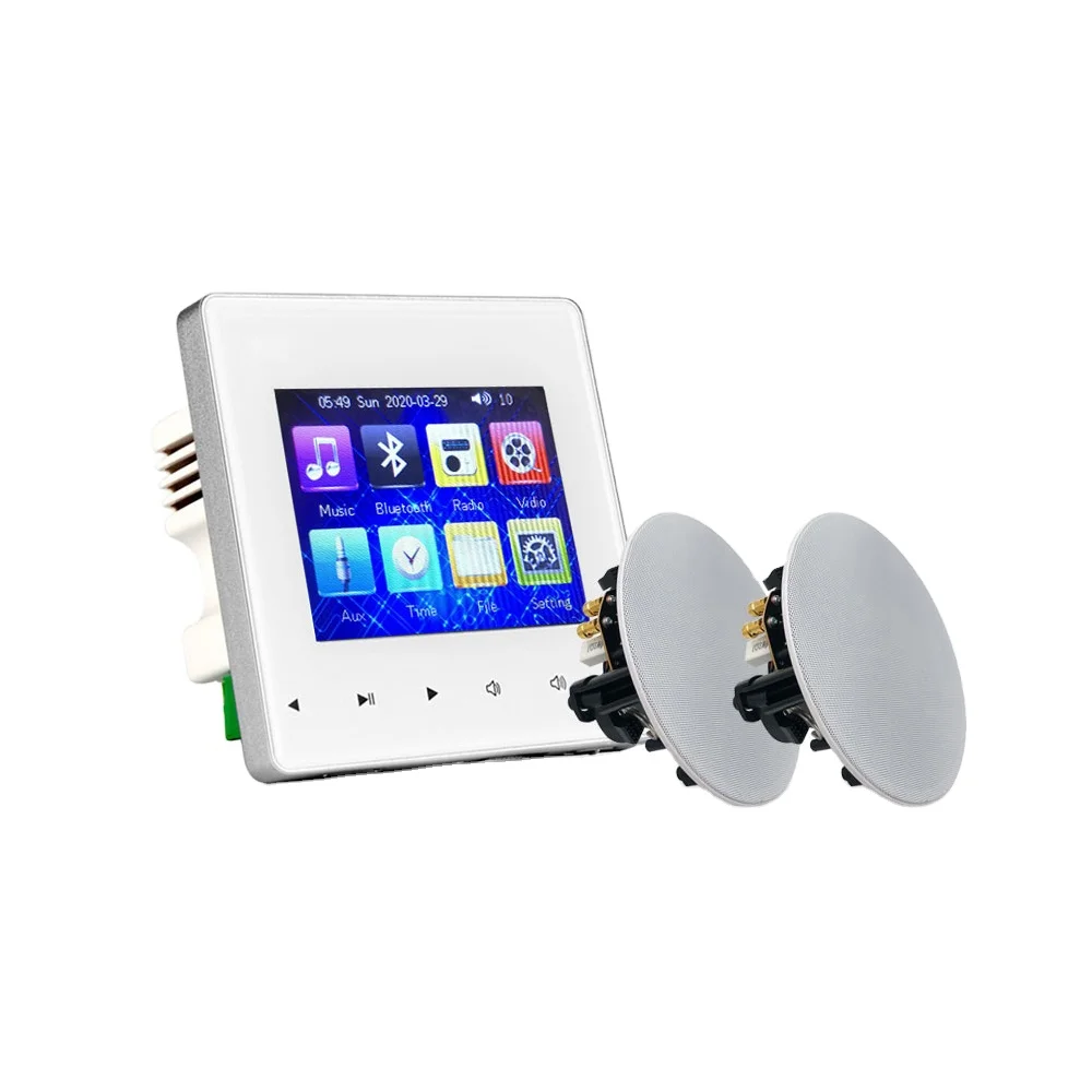 

2021 Small Multi-function Blue-tooth On wall Amplifier Speaker With FM Video Home Speaker