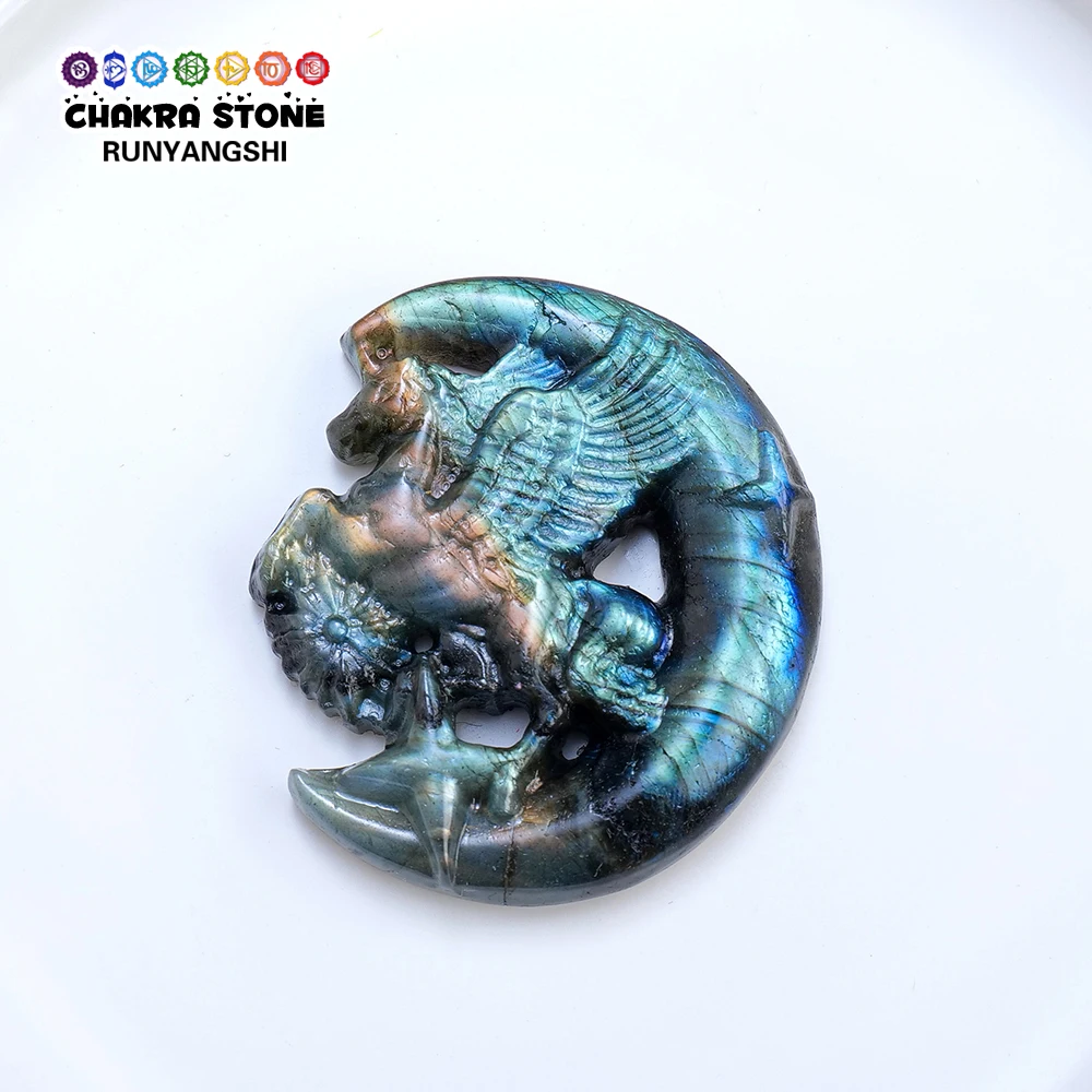 

Природный драгоценный камень лабрадорит Луна Единорог ручная работа украшение для комнаты лечебное украшение для стола лунный камень отправляется случайным образом