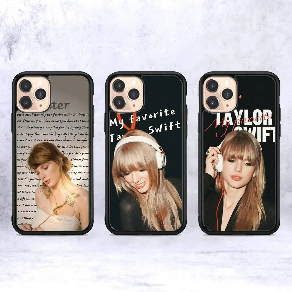 Фото Чехол для телефона T-Taylor-TTPD-S-SwiftS для iPhone 17, 16, 15, 14, 13 Plus 12, 11 Pro Max, чехлы из ПК + ТПУ, задняя крышка №3