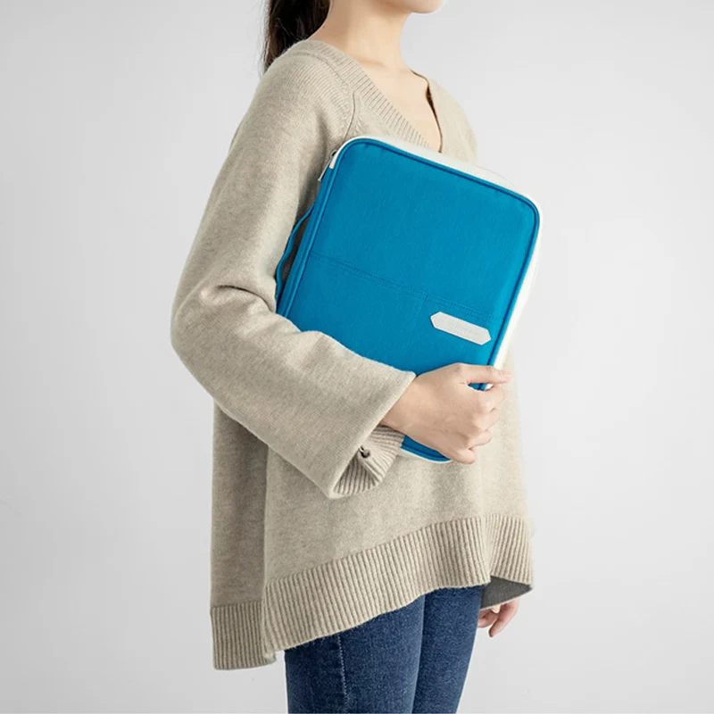 Fashion Briefcase Men Women Waterproof Travel Document Storage Bag Office Business Trip Organize Handbag Accessories Supplies