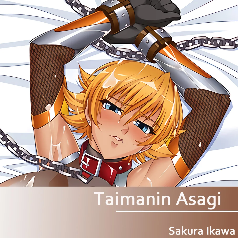 

Anime Taimanin Asagi Sakura Ikawa Dakimakura Hugging Full Body Pillow Cover Case 3D pillowcases