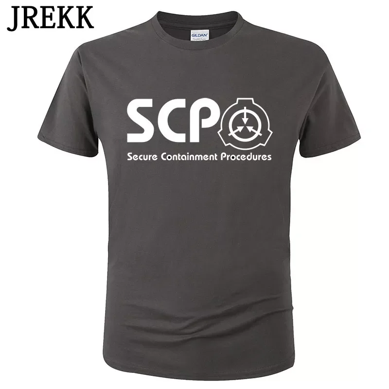 

NEW IN Casual T Shirt Cool Tshirt Scp Foundation T-shirt Men Women Cotton Short Sleeve Secure Contain Protect Printed Tees C160
