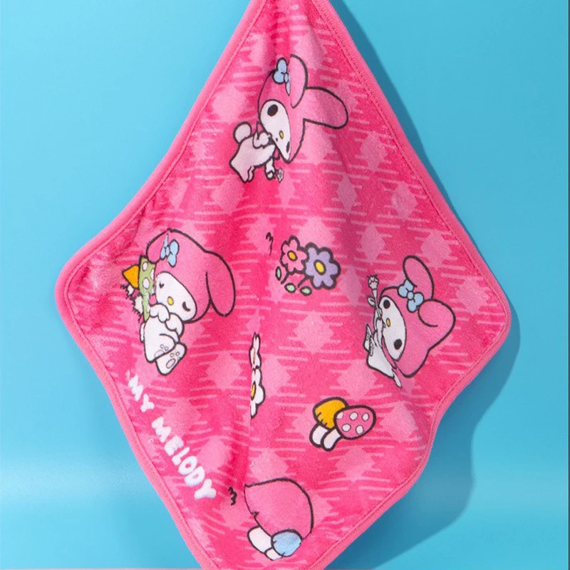 MINISO Kuromi 30x3 0 см ФотоСтиль милый Коричный носовой платок мультяшная моя мелодия