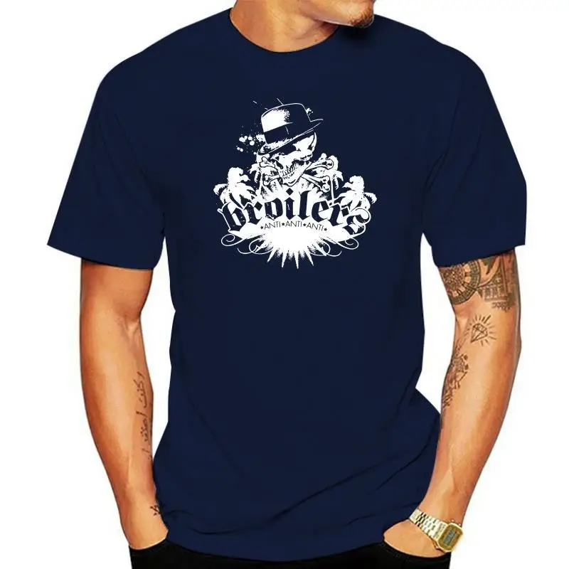 

Broilers Skull & Palms-Camiseta de manga corta a la moda para hombre
