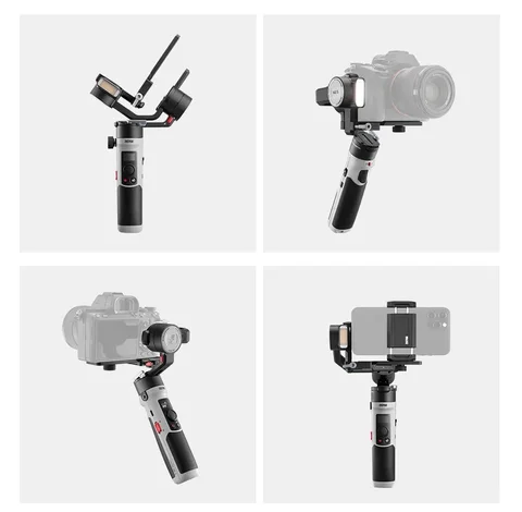 ZHIYUN Crane M2S 3-осевой ручной беззеркальный фотоаппарат, стабилизатор подвеса для экшн-камеры Sony Canon Gopro, смартфона iPhone 14
