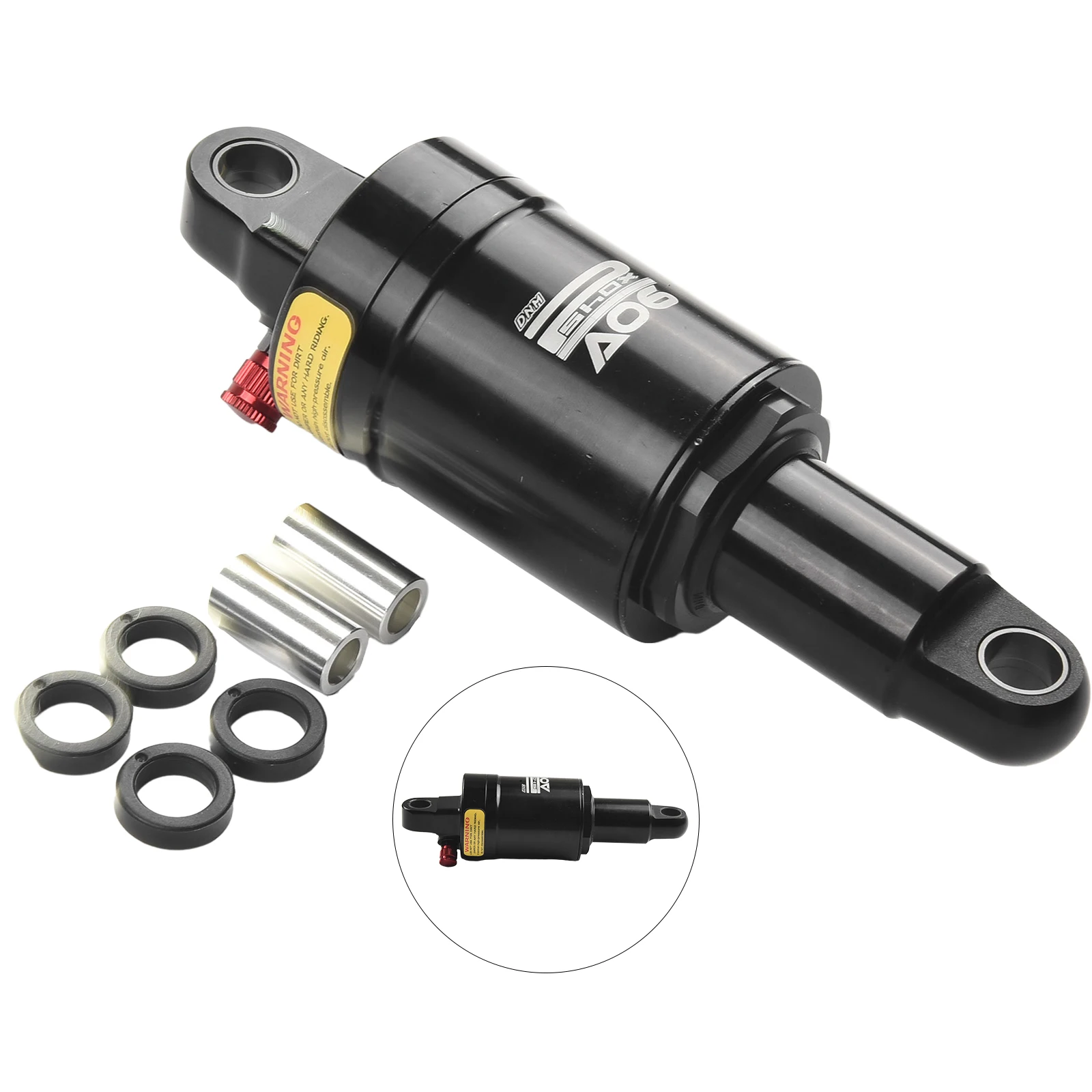 Задний амортизатор для горного велосипеда задний 100 мм 125 150 165 190 9/20/31/41/51 черный