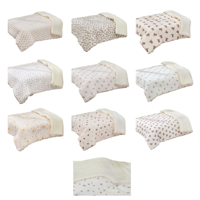 

Soft Baby Dotted Blanket Warm & Safe Blanket Lightweight for Infants & Toddlers