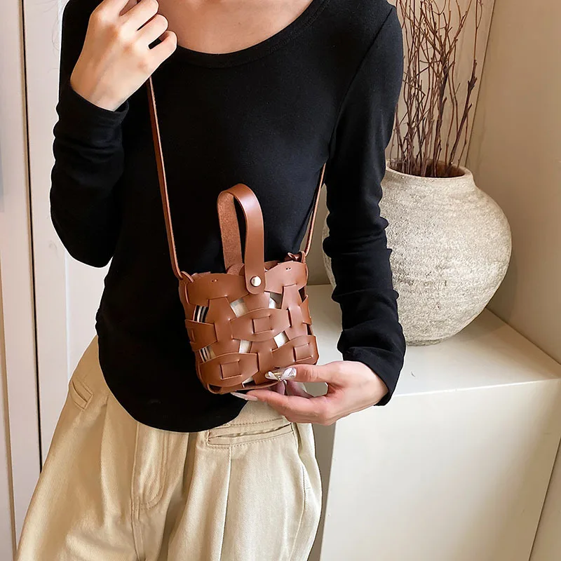 Миниатюрная тканая детская повседневная сумка для девочек семейная пляжная