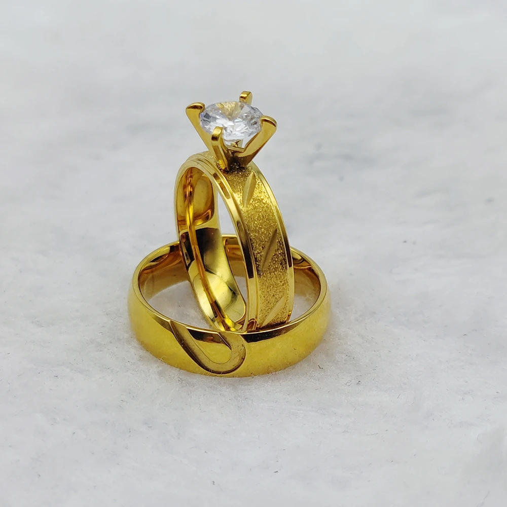 Eheringe модные ювелирные изделия золотые Cz бриллианты обручальное кольцо 24k