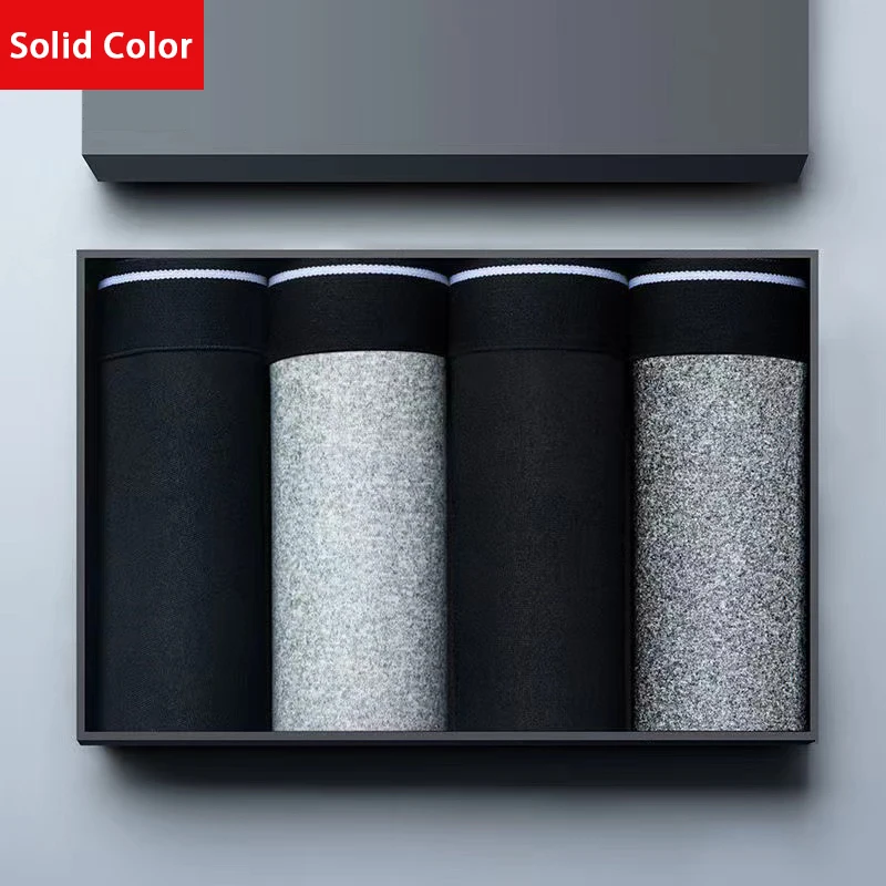 Autumn Winter Mens Boxer Shorts High Efficiency Antibacterial Mens Underwear Set