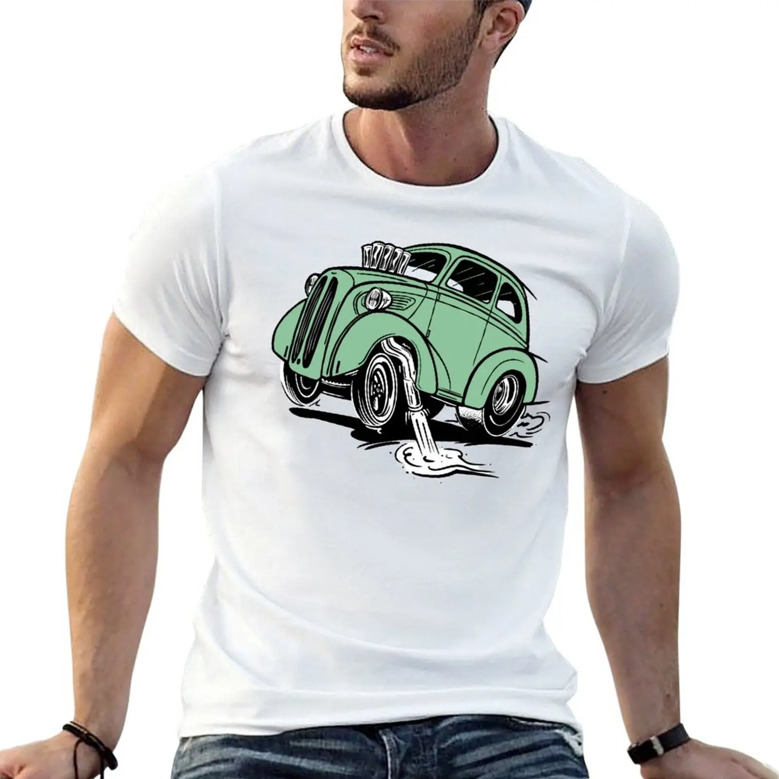 Футболка Anglia Gasser с рисунком винтажная одежда заготовки дизайнерские рубашки