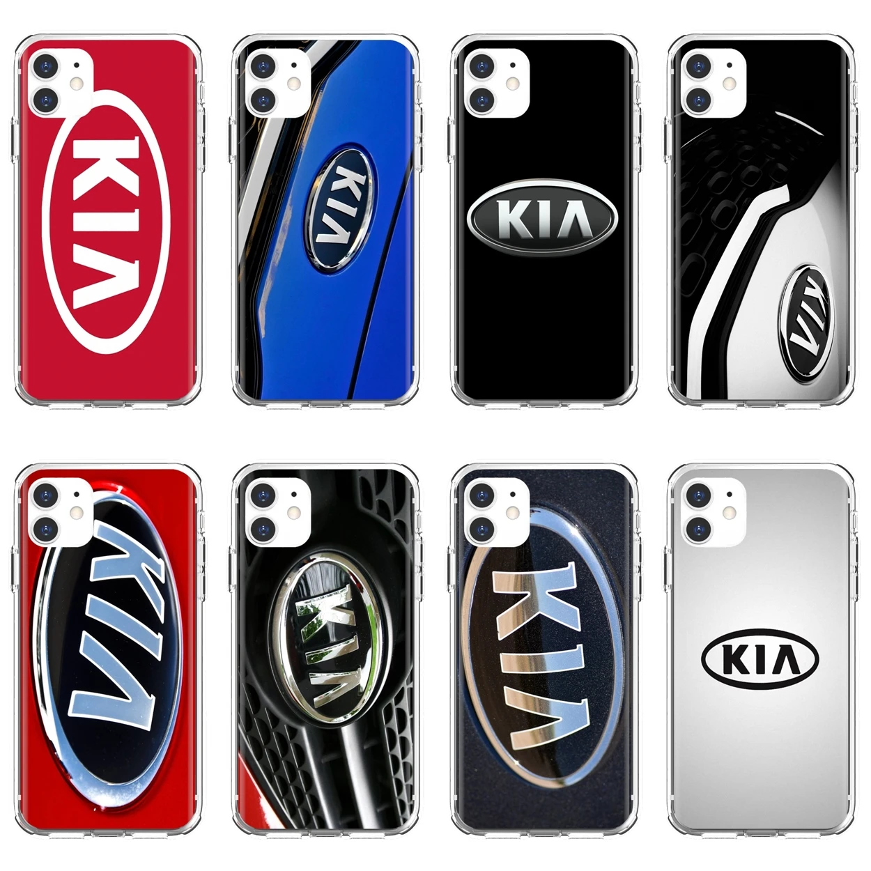 

For iPhone 10 11 12 13 Mini Pro 4S 5S SE 5C 6 6S 7 8 X XR XS Plus Max 2020 Unique Silicone Phone Case Kia-Logo-Korean-Car-Brands