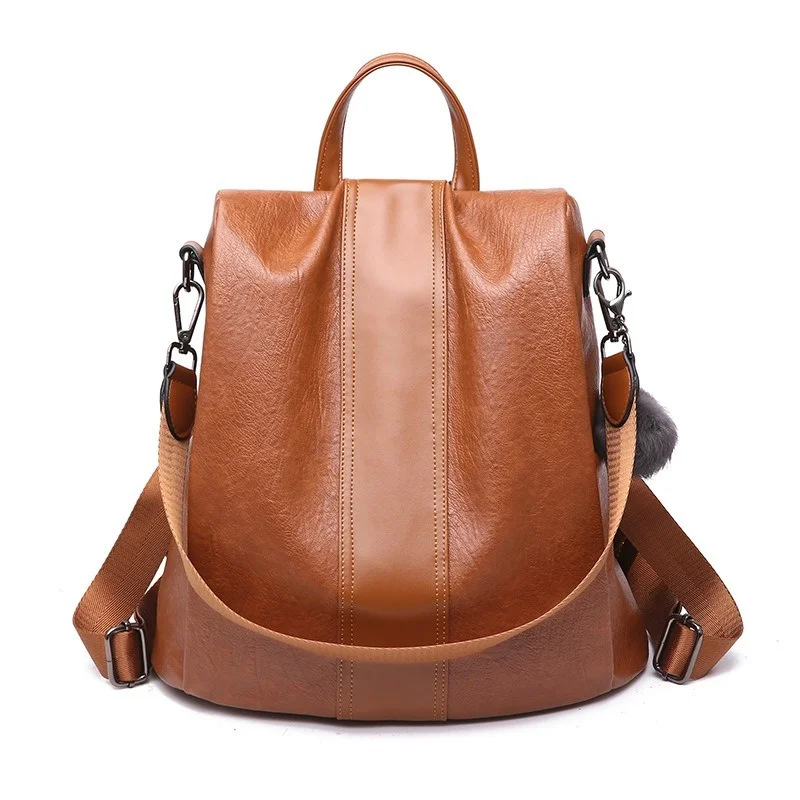 

Retro Summer Versatile One Shoulder Handbag Ladies 2022 Hot Sale New Fashion Simple Large Capacity High Quality Ladies Backpack