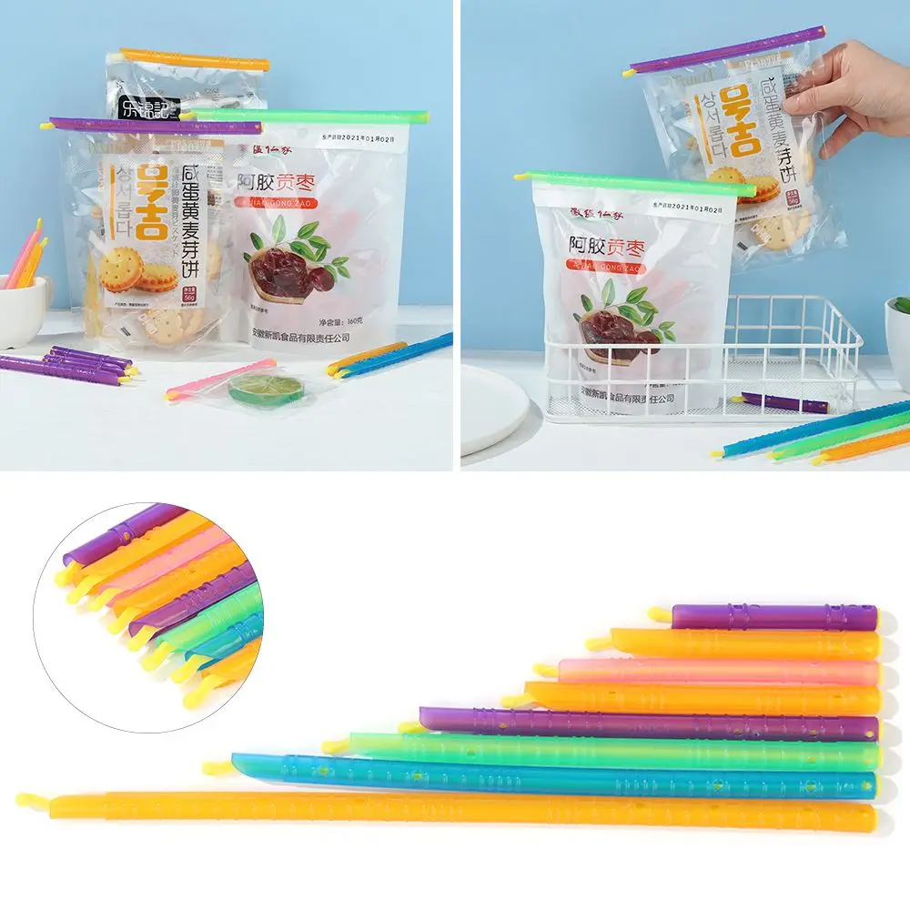 

5PCS Household Plastic Practical Home Sealing Clip Fresh Lock Refrigeration Tool Magic Sealer Stick