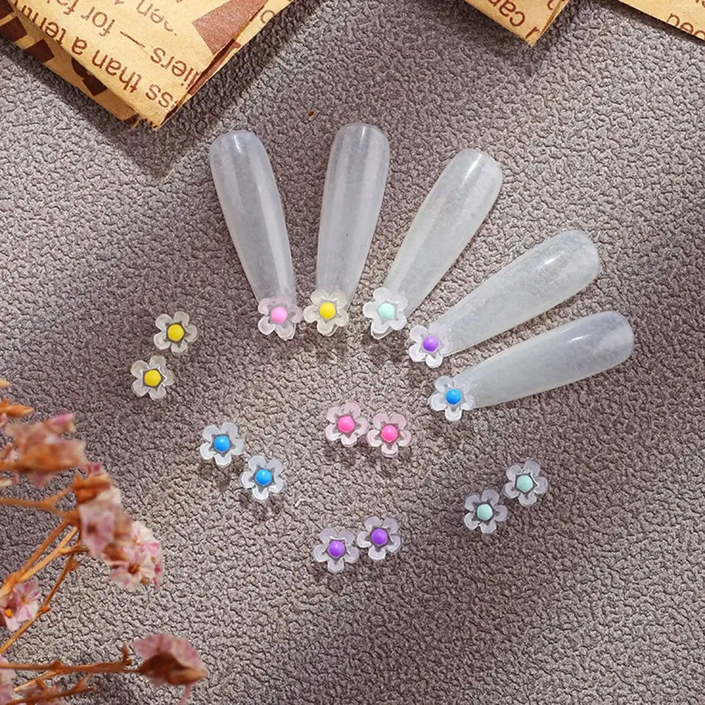 

30 30PCS Transparent 3D Cute Nails Accessories Decorations Manicure Art Design Nail Charms Parts